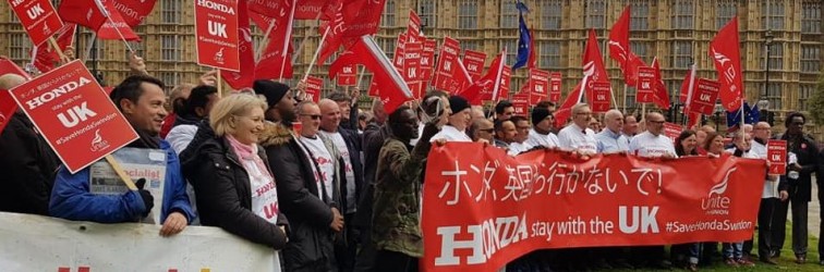 Honda workers lobby Parliament on March 6th