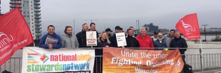Woolwich Ferry strike May 17
