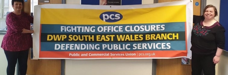 PCS DWP SE Wales branch on IWMD with NSSN vice-chair and PCS DWP vice-president Katrine Williams